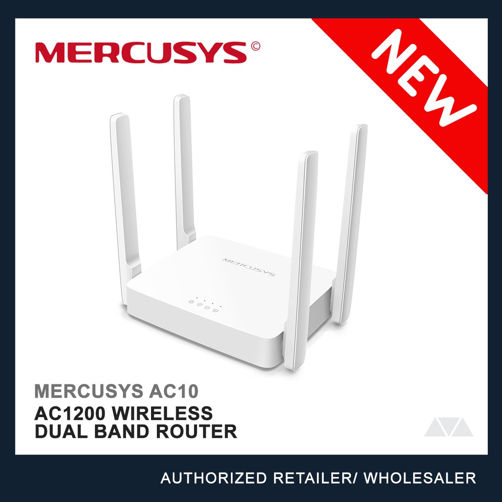MERCUSYS Routeur wifi Dual band AC1200, Compatible avec IPTV et
