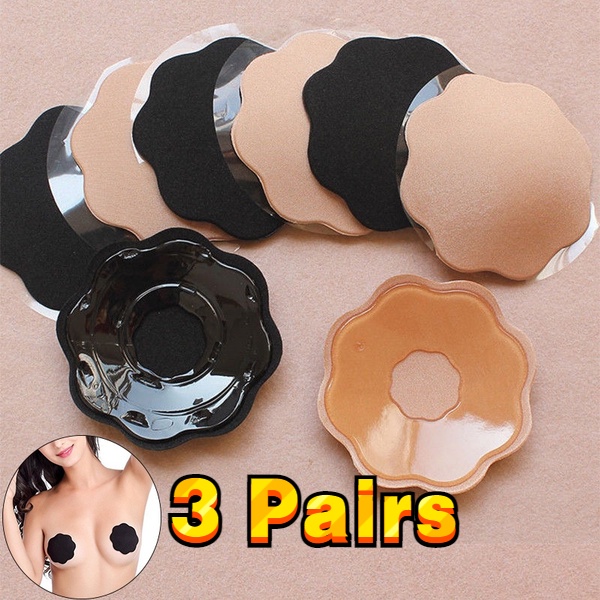 DaisyFormals® R¨¦utilisable Auto-adh¨¦sif Cache-t¨¦tons En Silicone Nipple Cover (2 Paires Circulaire