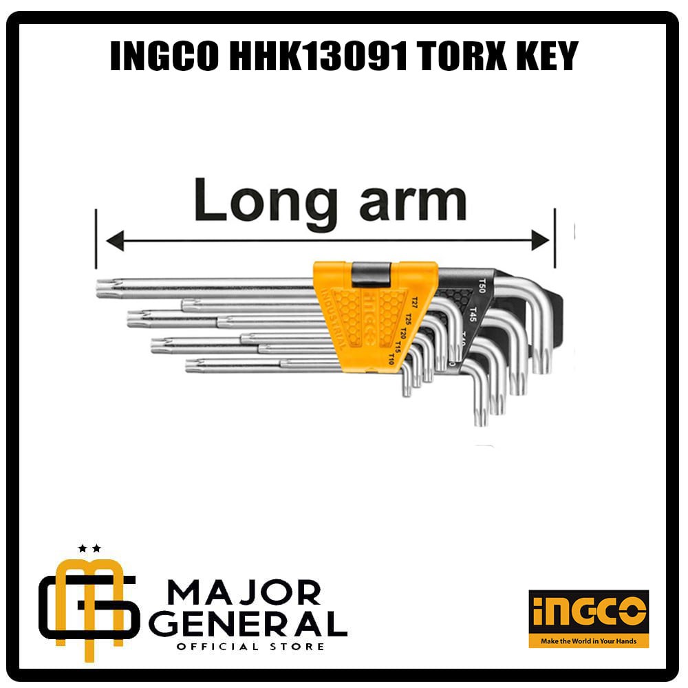 INGCO HHK13091 Torx key | Shopee Philippines