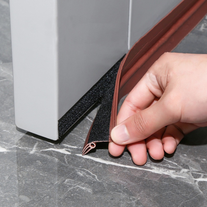 Door bottom seal 93 cm windproof sound and noise reduction self