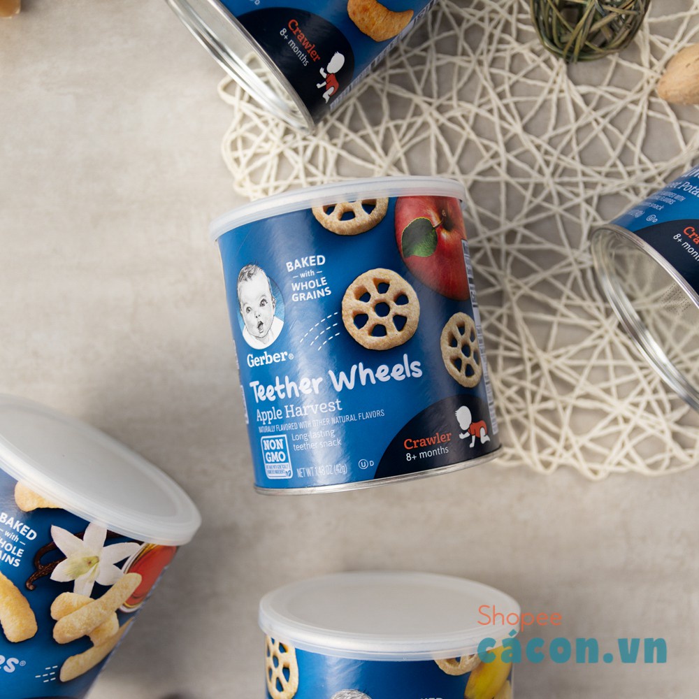Gerber dwarf Lil' Crunchies weaning cakes for babies from 8 months old ...