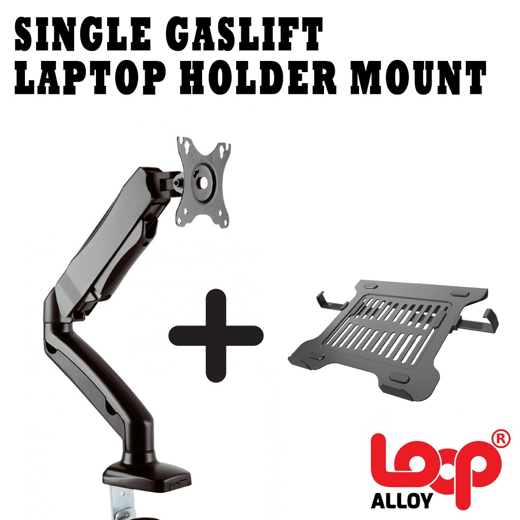 Single Gaslift Laptop Mount - Loop ALLOY Monitor Bracket | Shopee ...