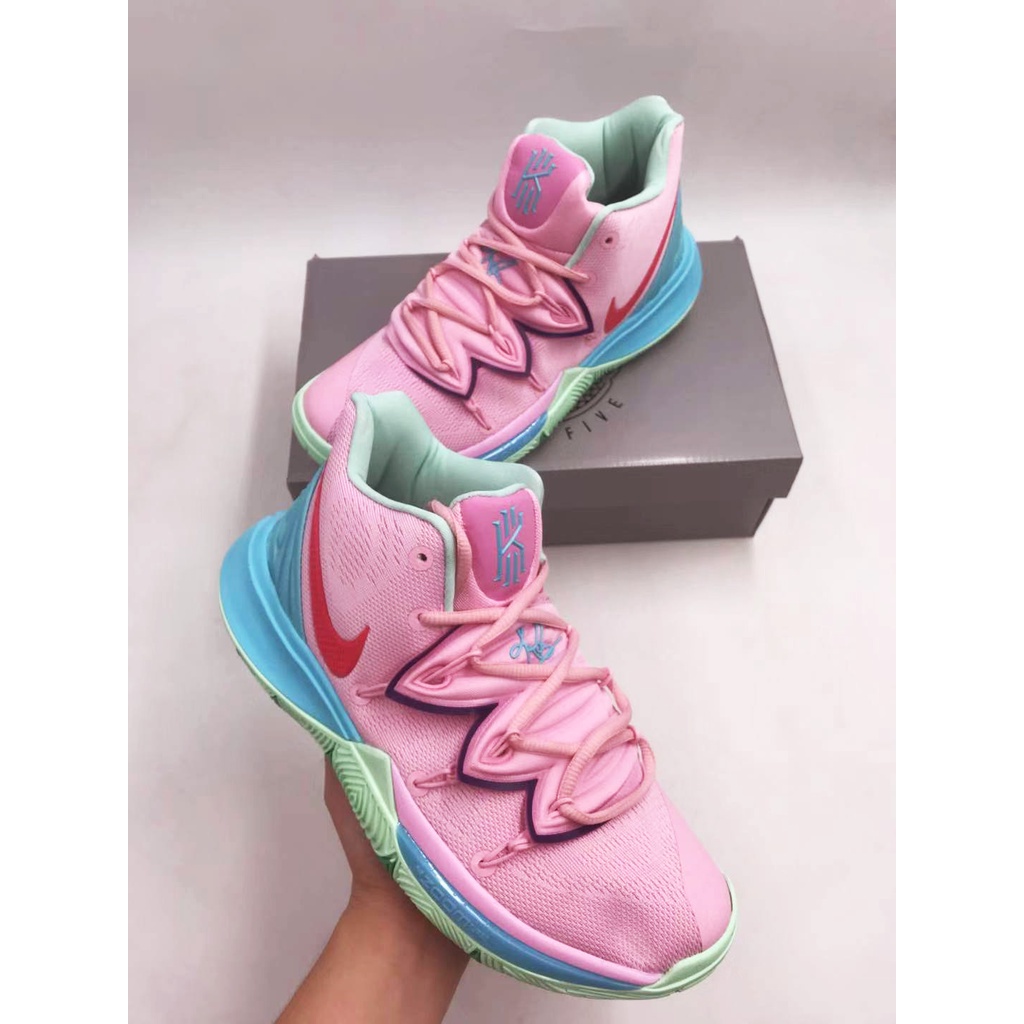 Kyrie 5 basketball shoes Spongebob X gary for woman sneakers with box Shopee Philippines