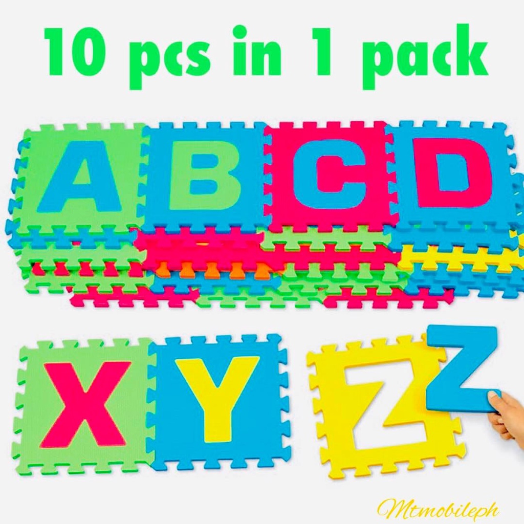 FOAM PUZZLE PIECE PLAY MAT for playtime playtime and game time 10 pcs