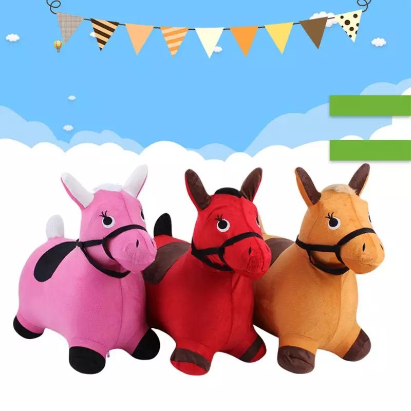 Bouncy Donkey Animal with & without Sounds Kiddie Inflatable Toys ...