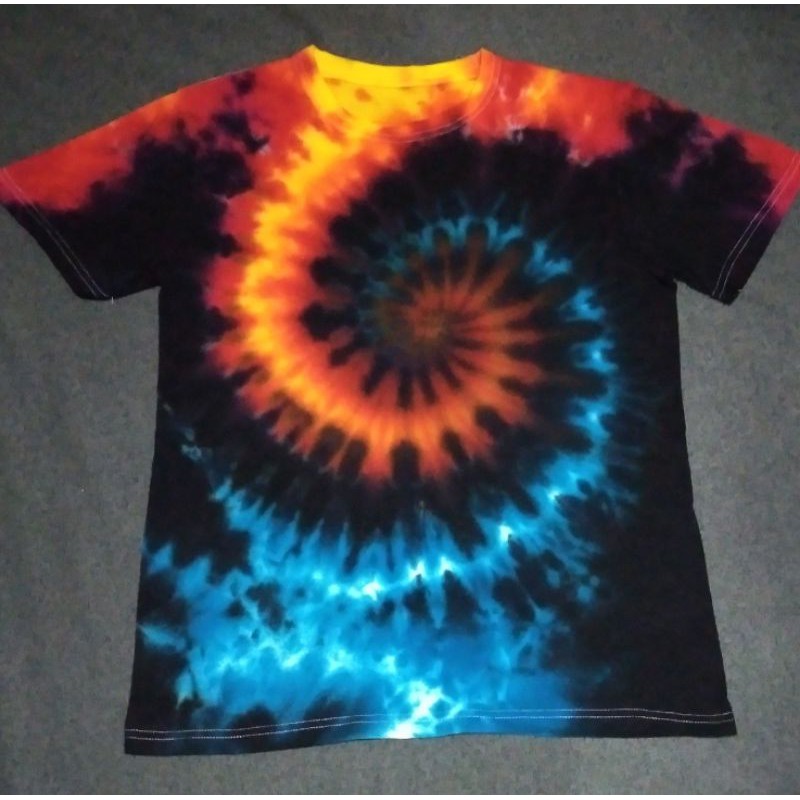 Tie Dye Shirt (Fire & Ice) by Dye'EmBruh 100% Cotton and Hand Made