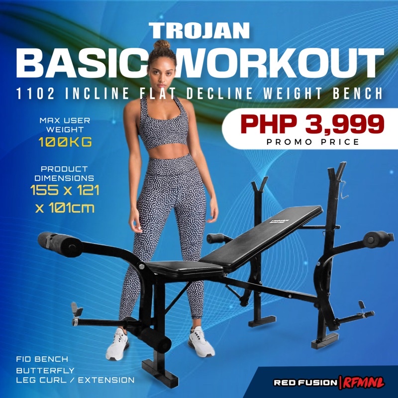 Trojan weight bench sale