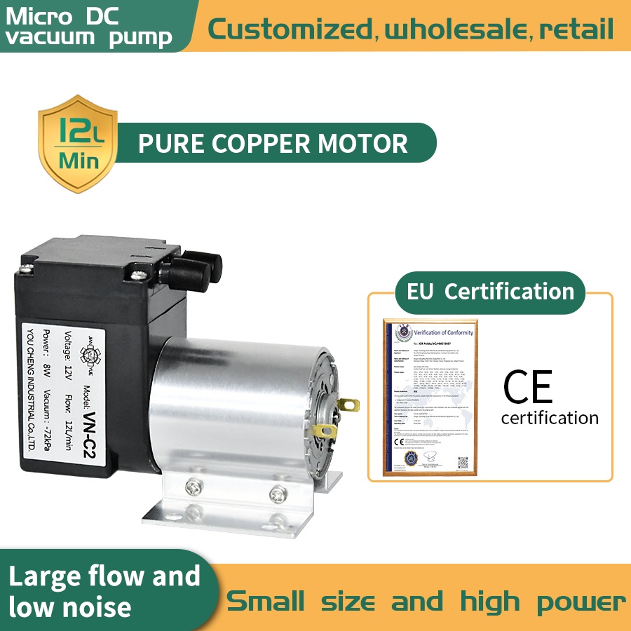 Negative Pressure Suction Pump Diaphragm Pump VN-C2 Large Suction Micro ...