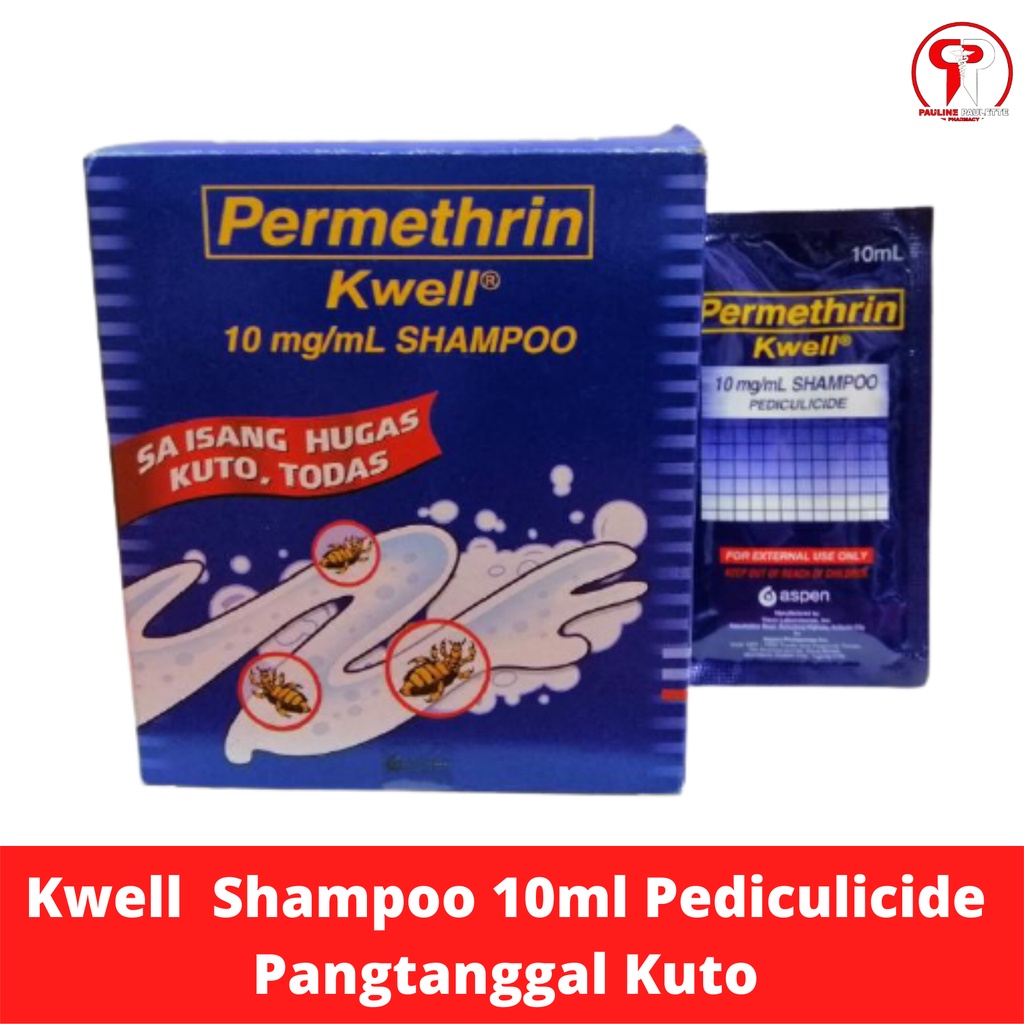 Kwell Shampoo 10ml Pediculicide Pangtanggal Kuto 1PC Shopee Philippines