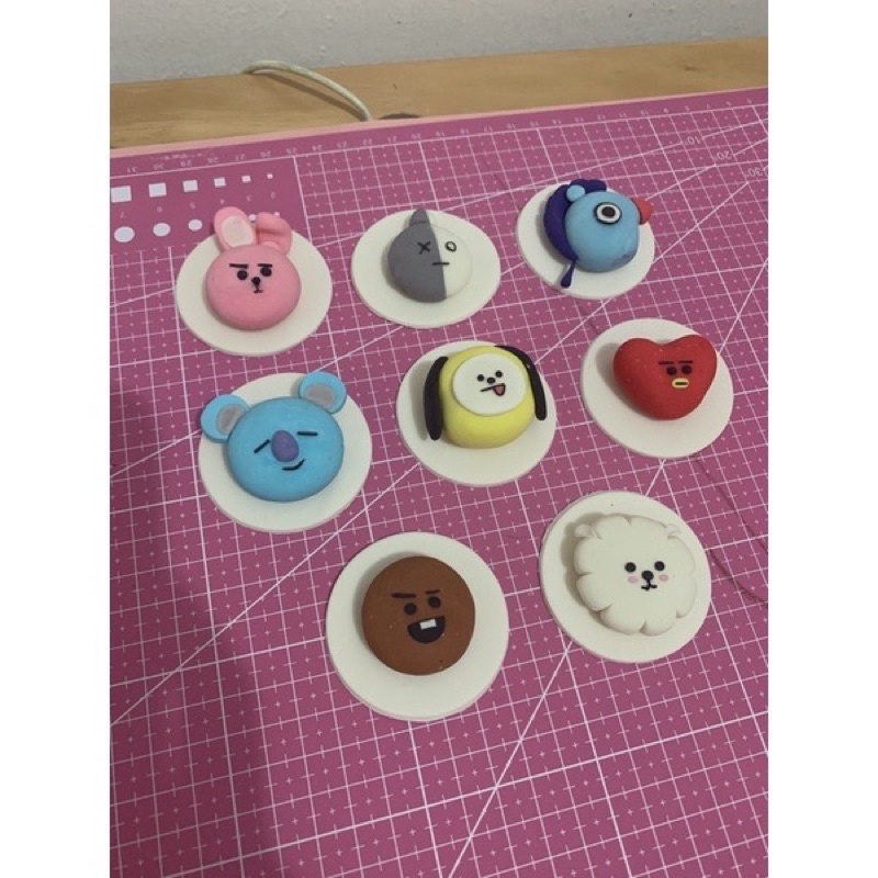 bt21 cupcake edible topper (SET) | Shopee Philippines