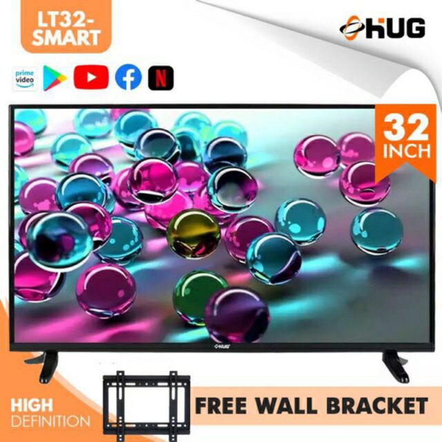 LED SMART TV HUG Full HD - LT32-Smart Free/wall mount | Shopee Philippines