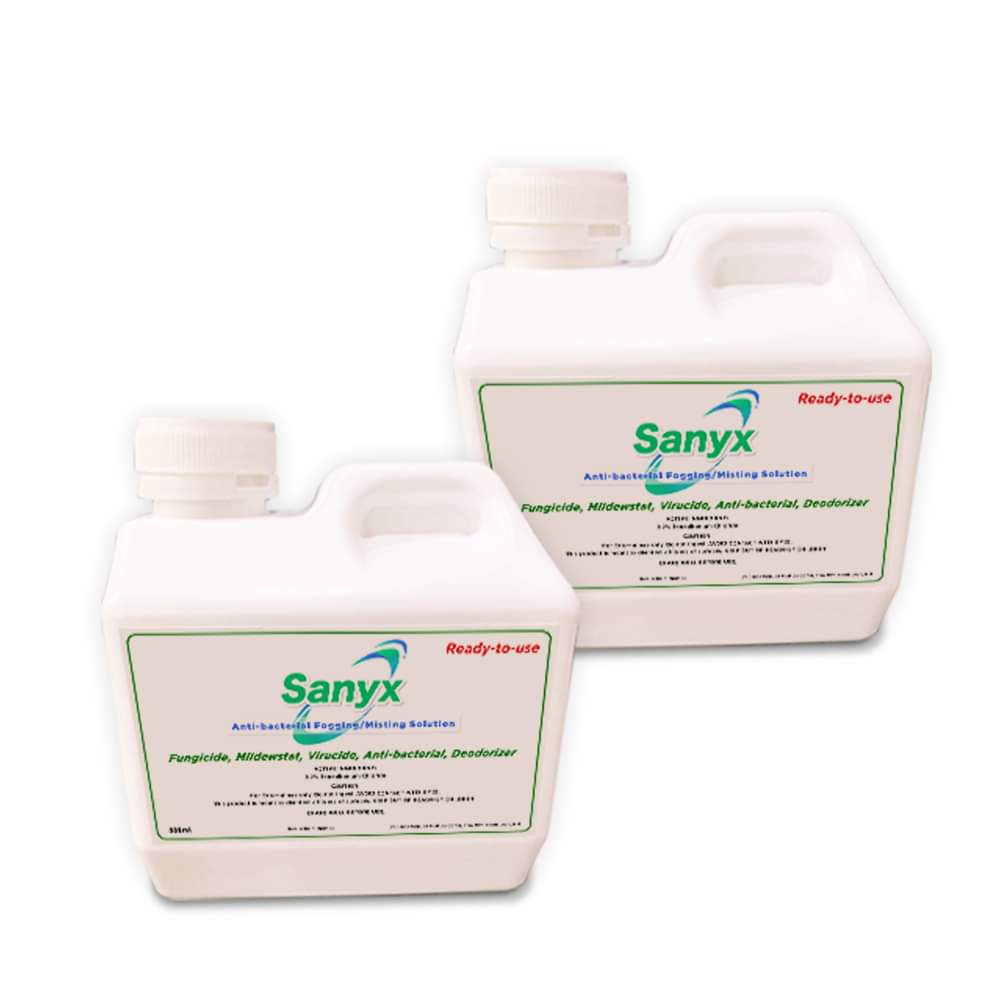 Sanyx Antibacterial Disinfecting Solution for Fogging 500ml Set ...