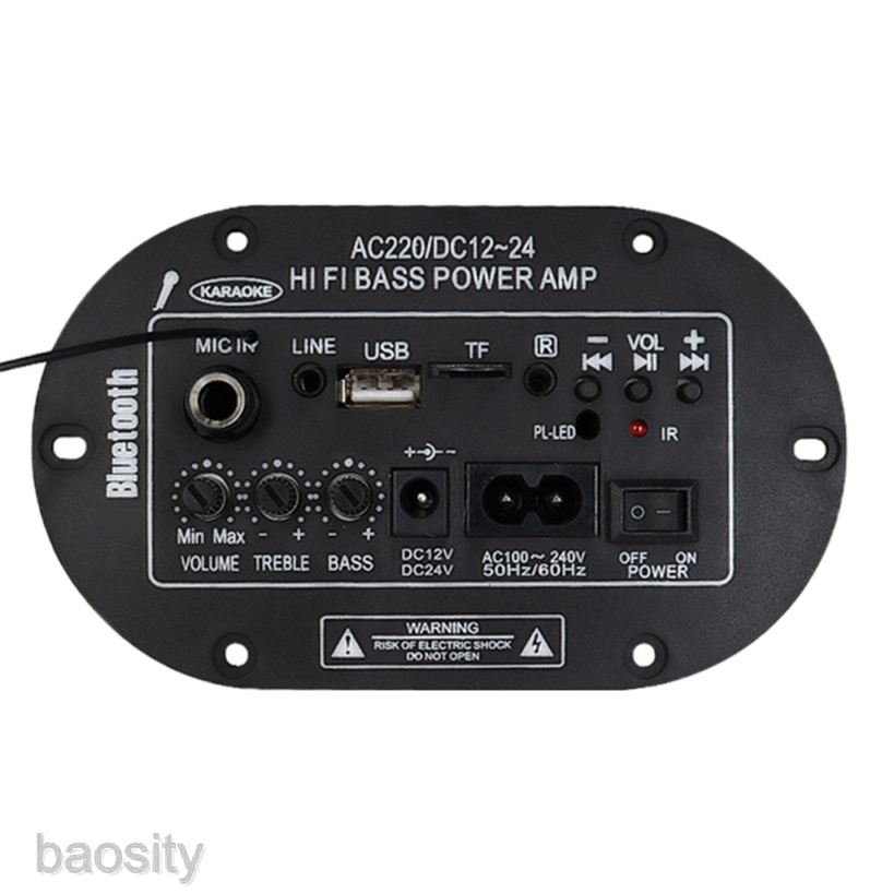 HiFi Bass Power Subwoofer Amp Board Bluetooth Digital Power Amplifier