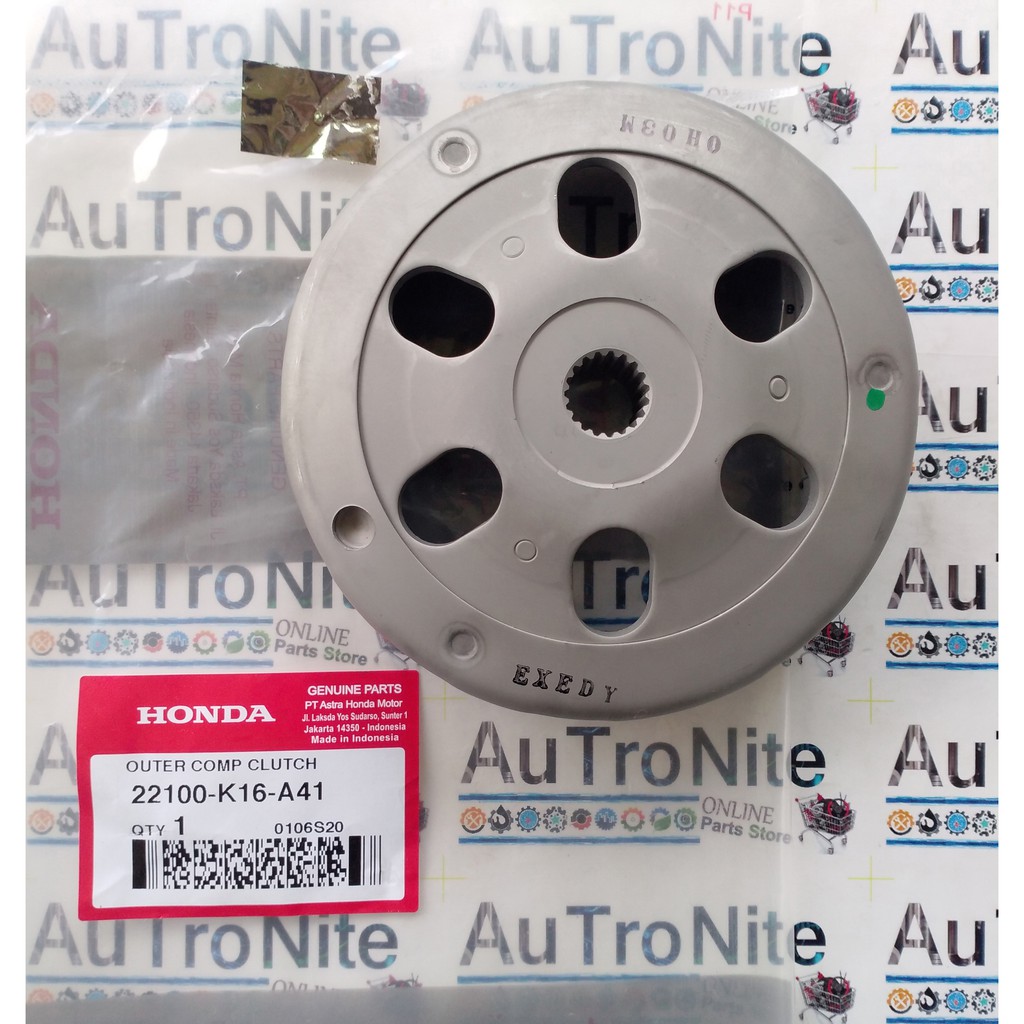 Double Clutch House Bowl Outer Comp Clutch 22100K16A41 Ori Honda Beat