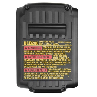 20V 3000mAh DCB200 Li-ion Rechargeable Power Tool Battery For DEWALT ...