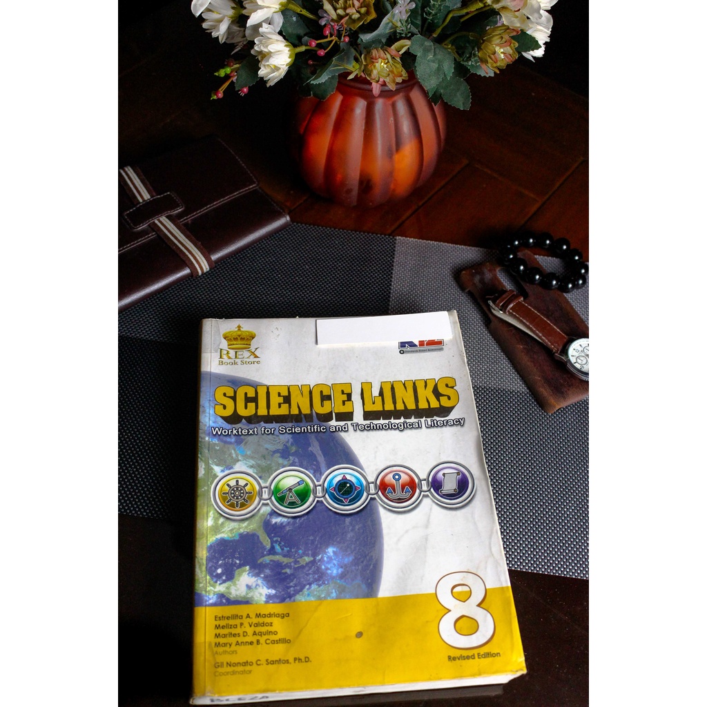 GRADE 8 SCIENCE LINKS REX PUBLISHING KTO12 TEXTBOOK STORE | Shopee ...