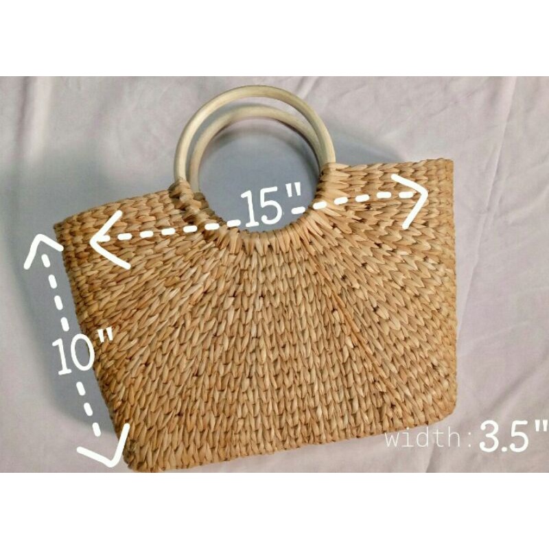 Seagrass bangkuan bag native bag banig bangkwan abaca woven hand