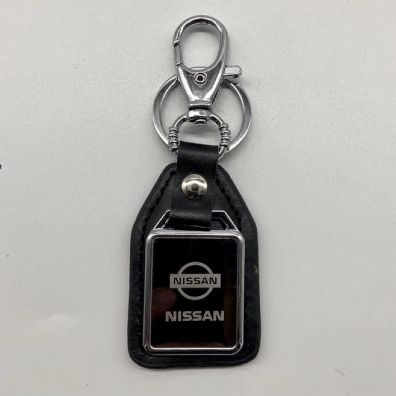 Nissan leather keychain deals
