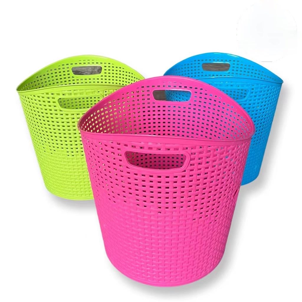 2pcs-Sampaguita Floral Round Laundry Basket | Shopee Philippines