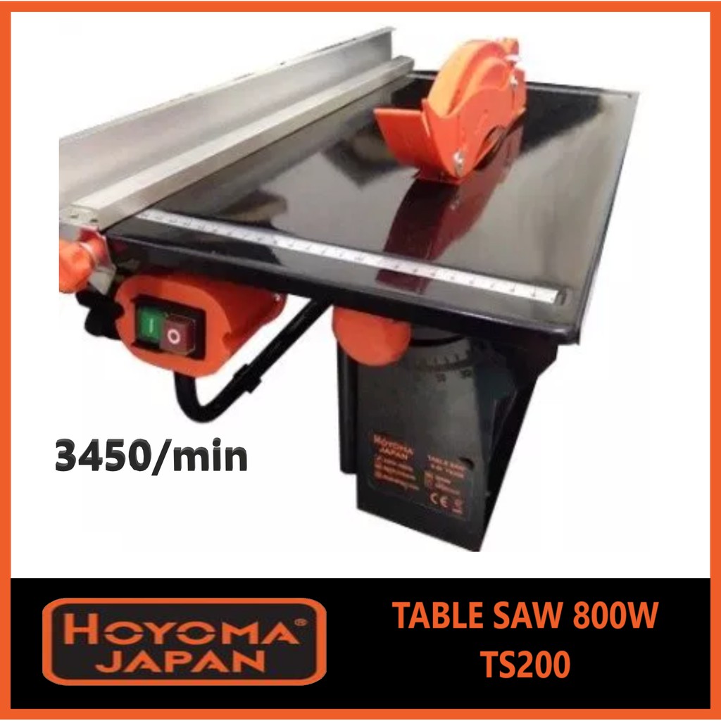 Hoyoma Table Saw 8" 800W TS200 Original Authentic Shopee Philippines