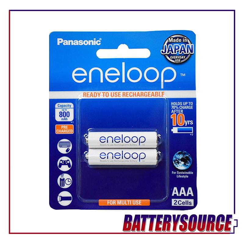 Panasonic Eneloop Rechargeable Aaa Bk4mcce 1 2 Volts 750mah Nimh Triple