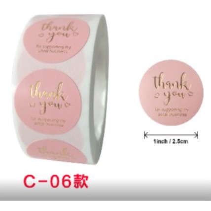 COD Handmade Thank You Stickers TY sticker Label Philippine Based (38 ...