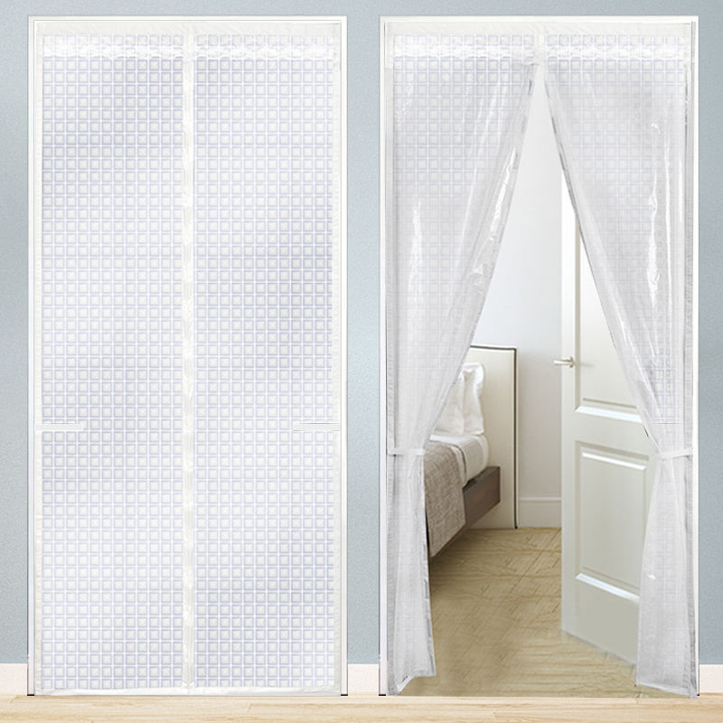 Transparent Mute Air Conditioning Door Curtain Mosquito Proof