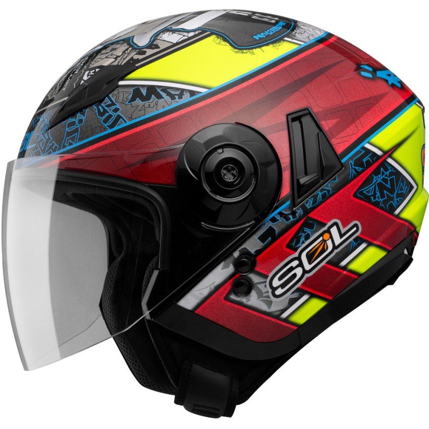 Sol half sales face helmet