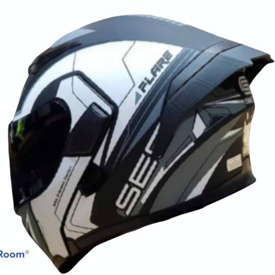 SEC Windstorm V2 Flare Full-Face Modular Helmet (FREE SMOKE