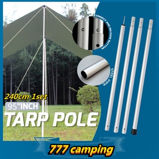  Camping Tent Accessories 2PCS Camping Tent Poles Iron 2.1m  Canopy Supporting Rods with Storage Bag for Outdoor : Sports & Outdoors