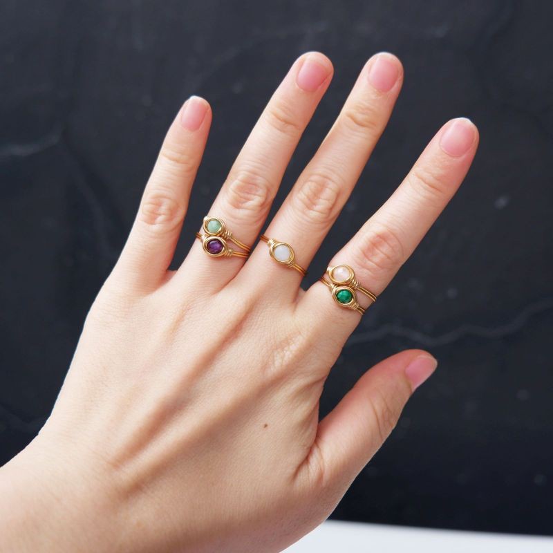 Simple crystal ring clearance