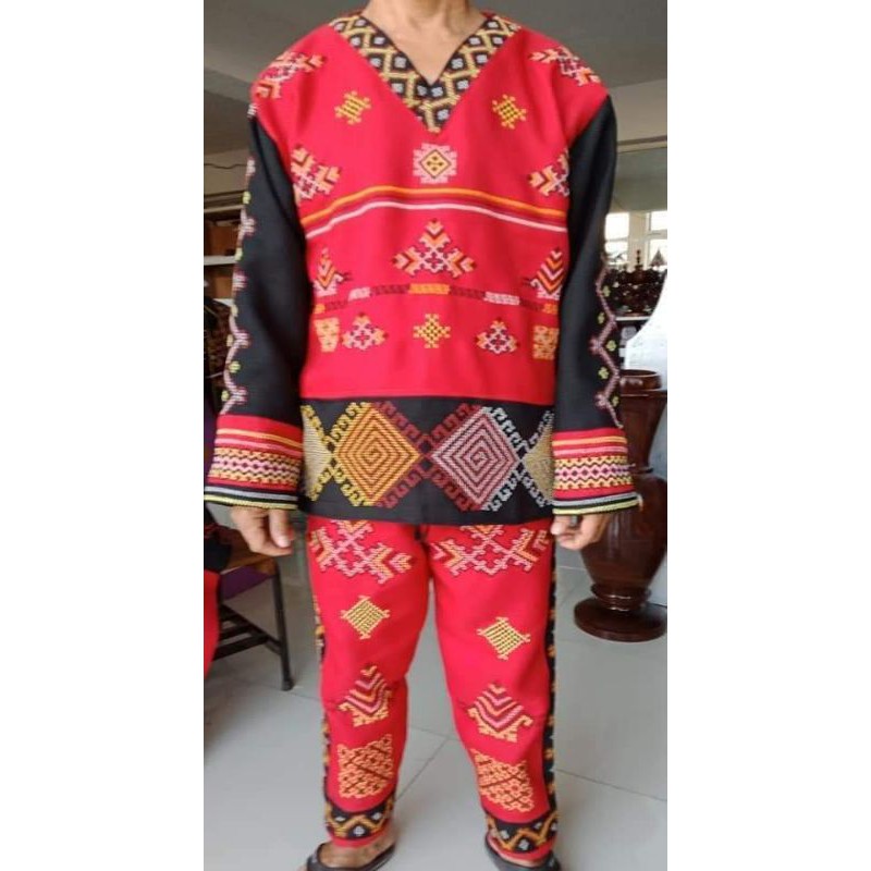 Manobo Native Embroidered Costume Attire | Shopee Philippines