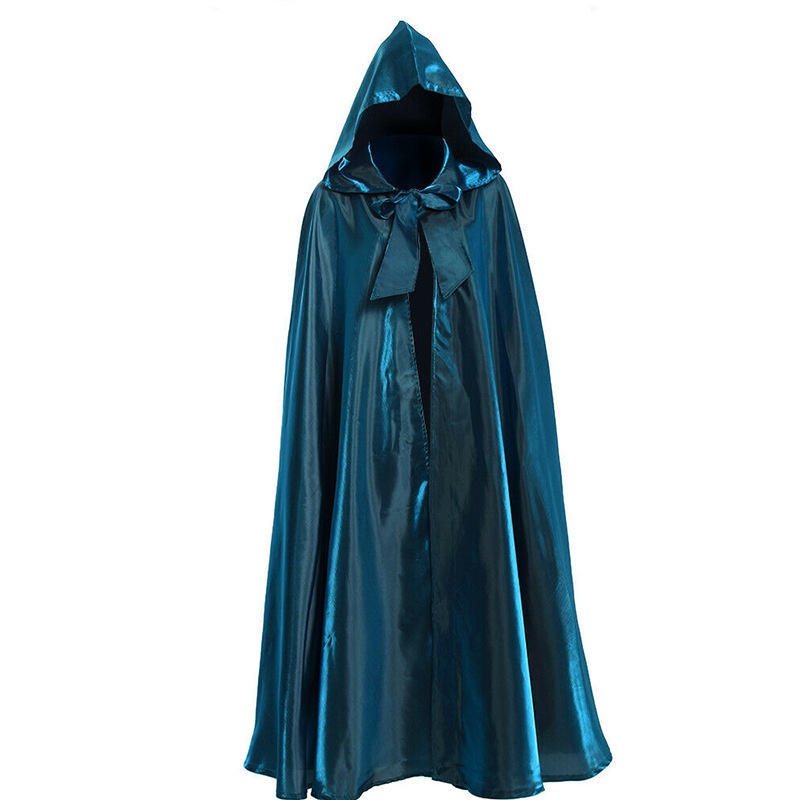 2022 Halloween Party Cosplay Woman Men Adult Long Hero Witchcraft Robe ...