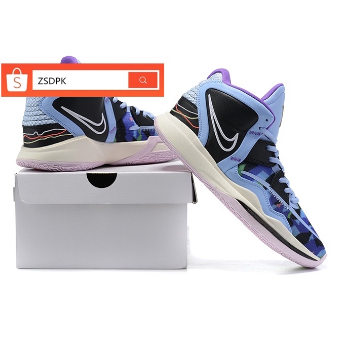 Blue kyrie best sale basketball shoes