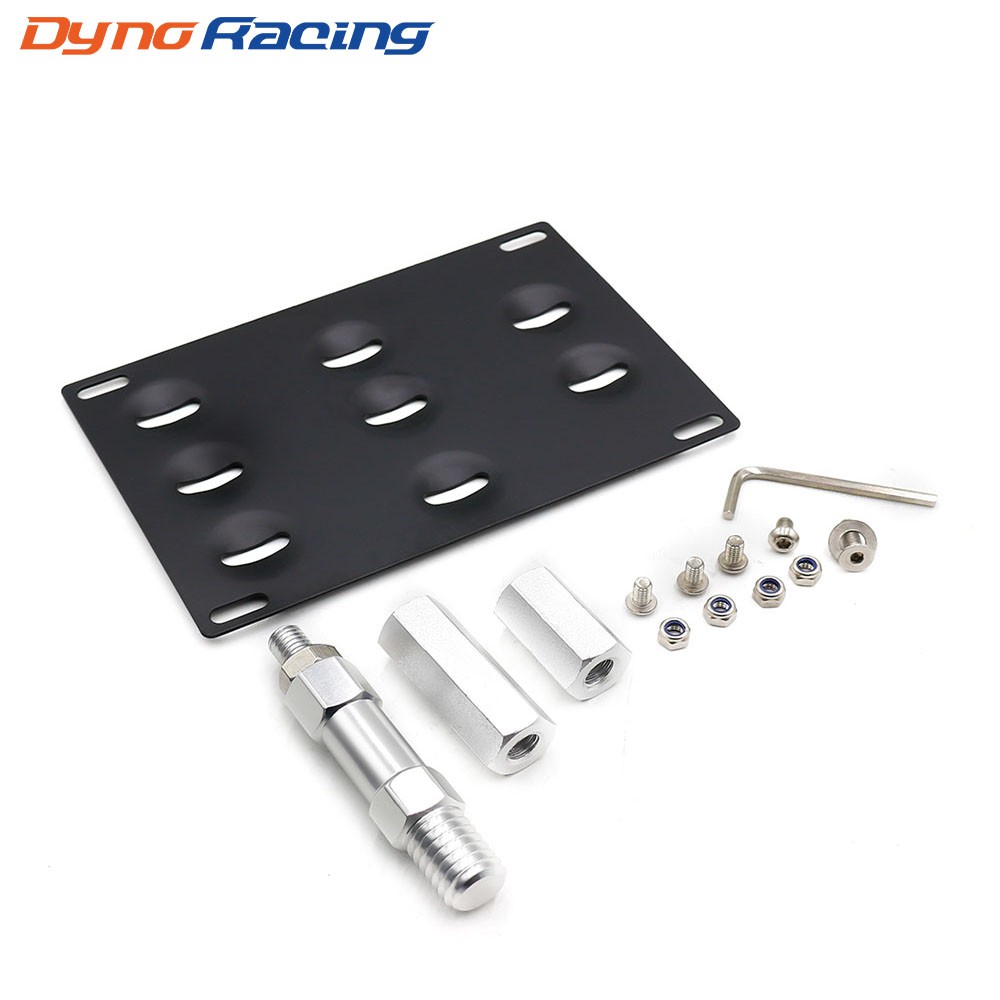 For 2001-2006 BMW E46 M3 - Front Bumper Tow Hook Mount RELOCATOR Adaptor License Plate Bracket In | Whizz Frames