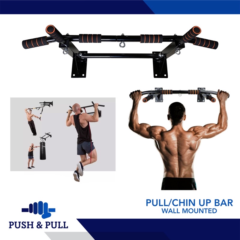 Pull Up Bar Disassembled Wall Mounted Heavy Duty Chin Up Bar Home