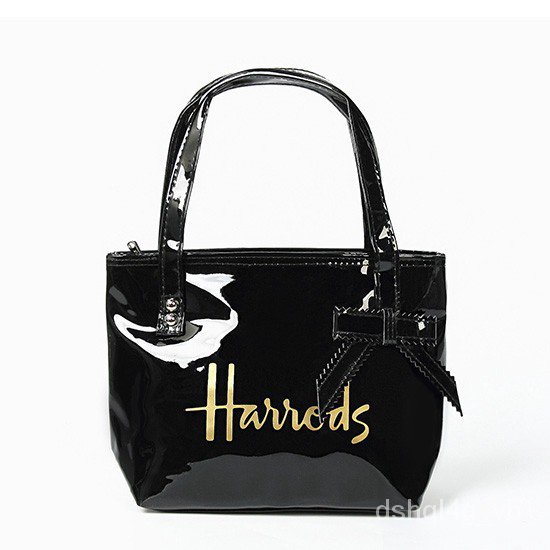 Crazy Sales Harrods waterproof PVC Bowknot Shopping Bag TAUE Shopee