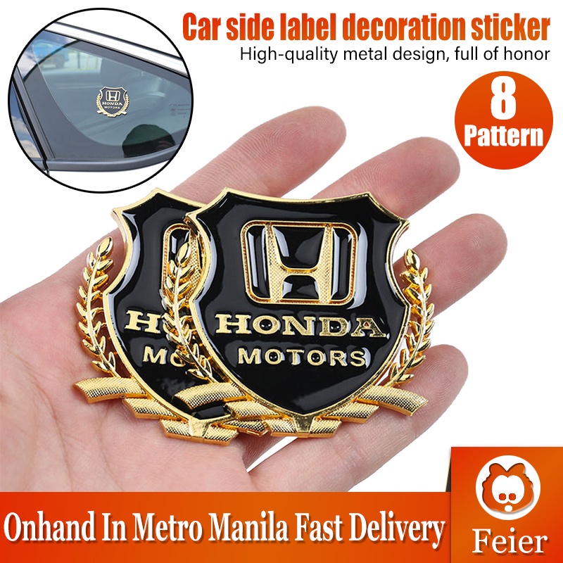 【Ready stock】Metal VIP Side Label VIP Wheat Ear Metal Label Automobile ...