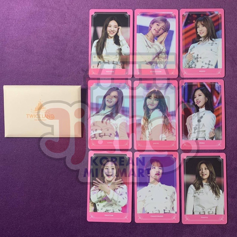 TWICE DVD PHOTOCARDS [Twiceland The Opening, Encore, Zone 2