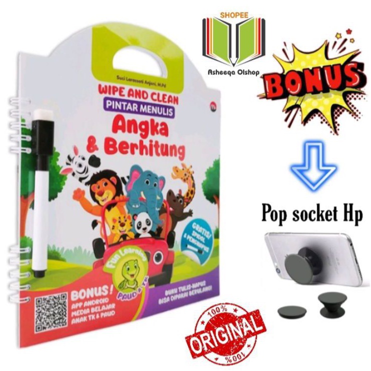 Wipe And Clean Book Smart in Writing Numbers And Counting/Preschool ...