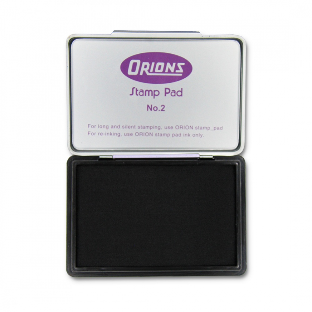 Orions Stamp Pad No. 2 ( Black / Violet / Blue / Red ) Shopee