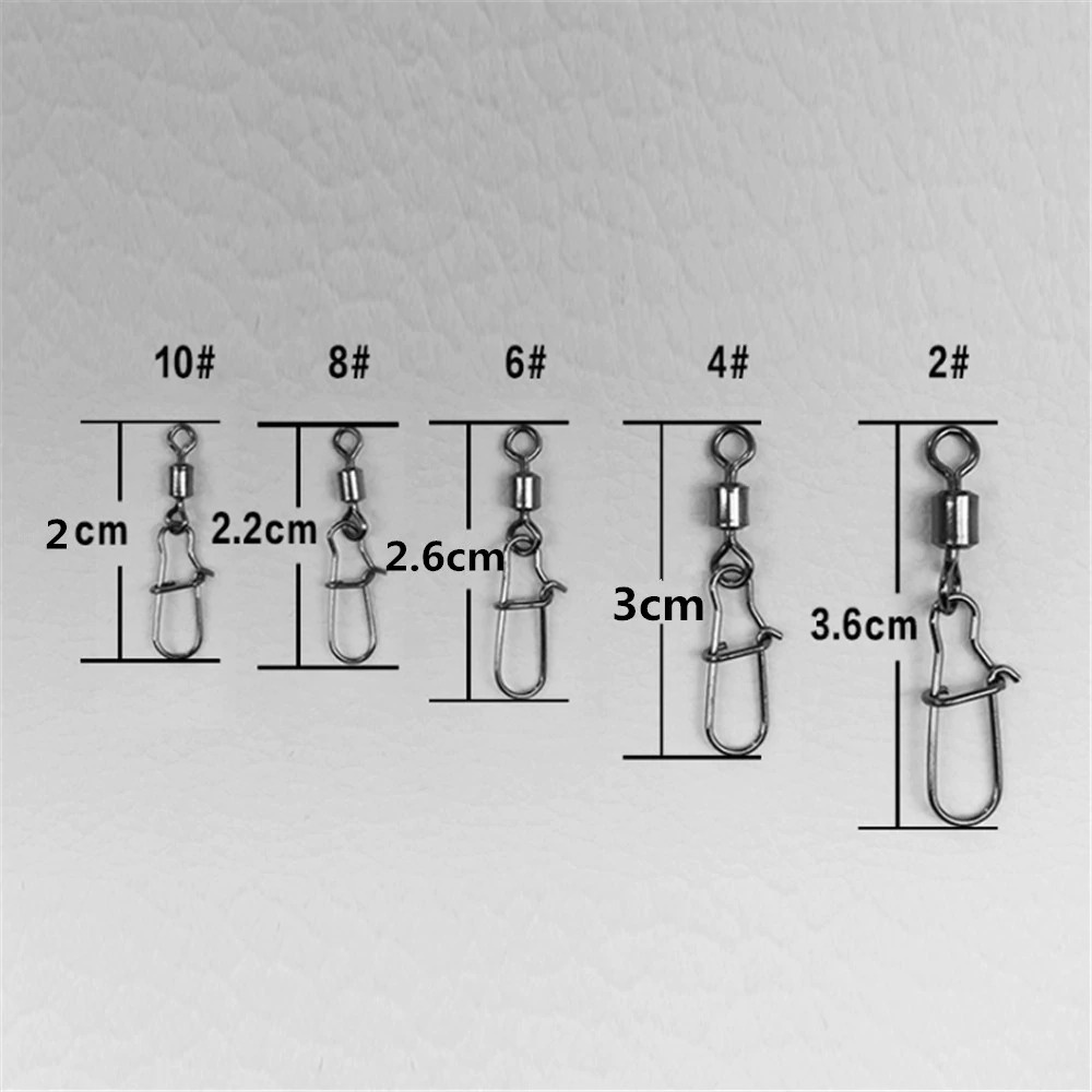 3pcs Swivel Galatama Rolling Snap Fishing Pins Kili Kili Fishing sizsun ...