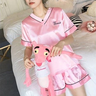 pajama sleepwear for women Satin sleep wear terno plus size pajama  loungewear sleeping clothes