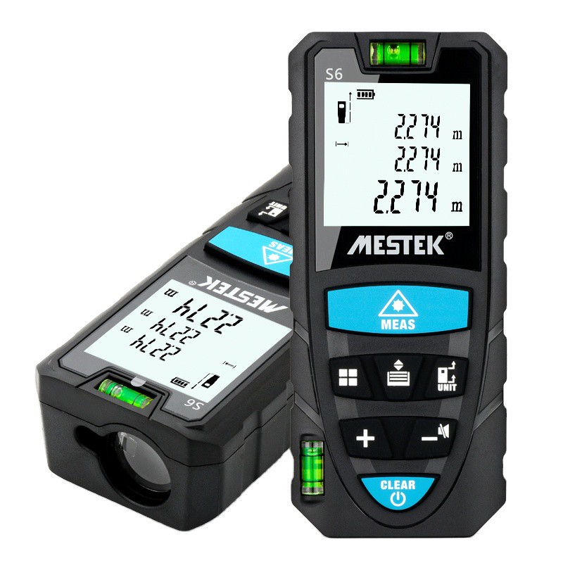 Mestek Digital Meter Laser - 50M Handheld Laser Distance Finder ...