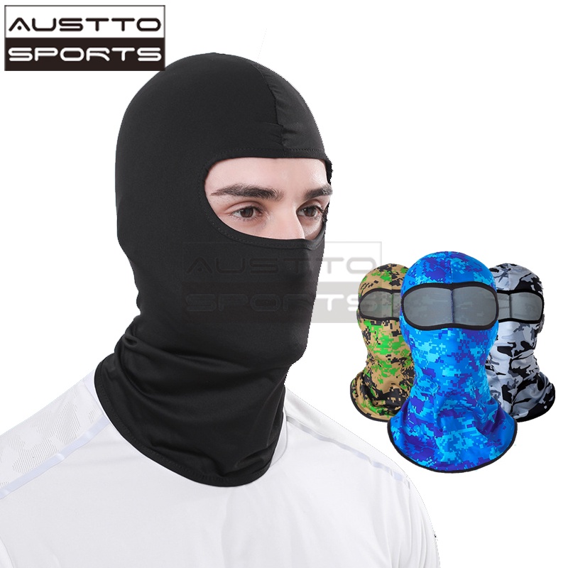 Austto Balaclava Face Mask, Summer Cooling Neck Gaiter, UV Protector  Motorcycle Ski Scarf for Men/Women