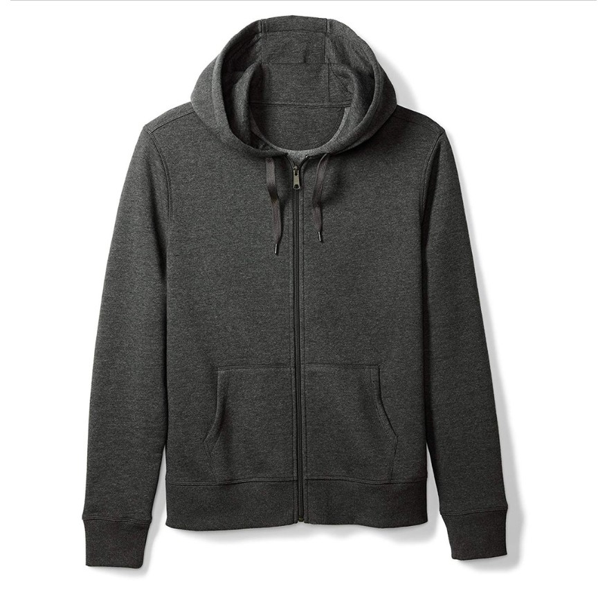 Hoodie jacket plain black hot sale