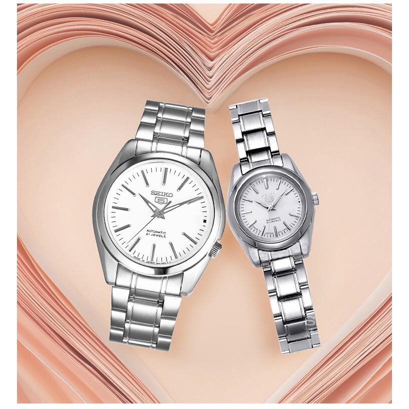 Set Couple Watches Hei Seiko Couple Silver USA Japan Seiko