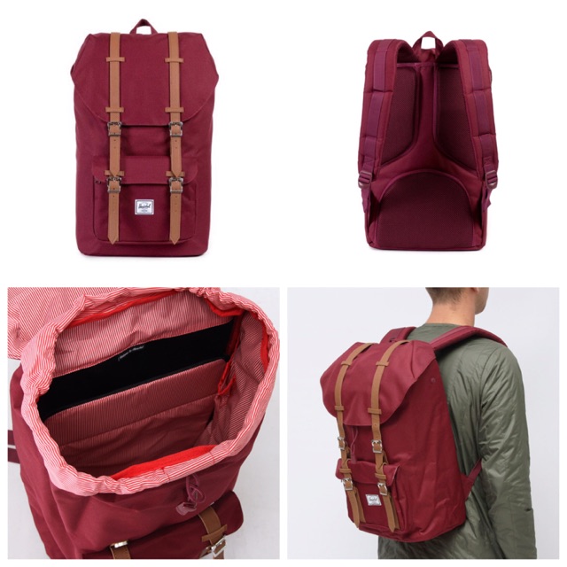 Herschel maroon online backpack