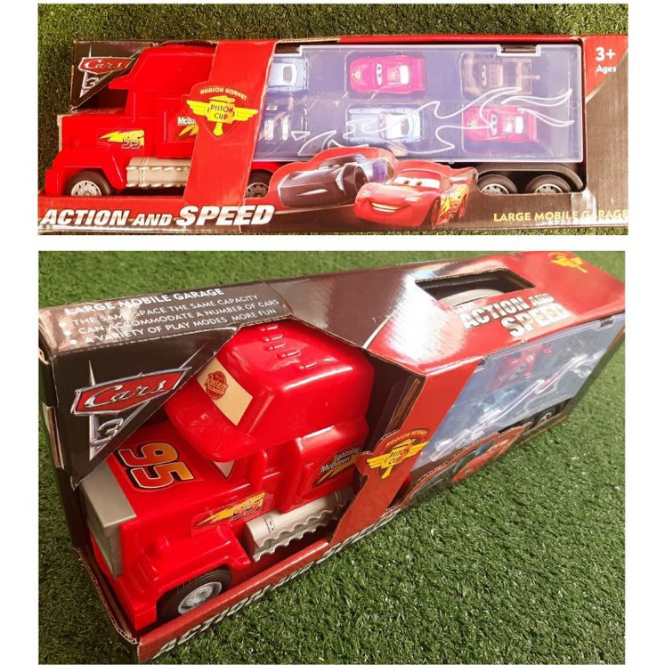 shop DISNEY Cars Mack Truck Toy Figure Carrying Case Car McQueen Shopee Philippines