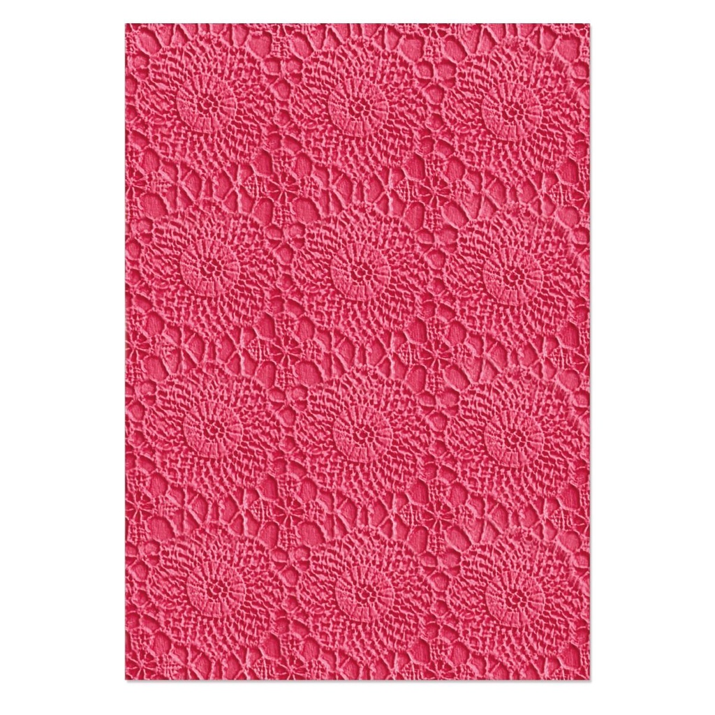 Sizzix Crochet Mandala 3D Textured Impressions Embossing Folder by ...